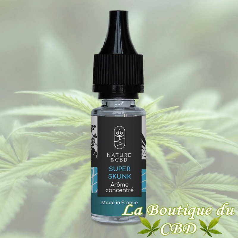 ARÔME E-LIQUIDE SUPER SKUNK - LA BOUTIQUE DU CBD