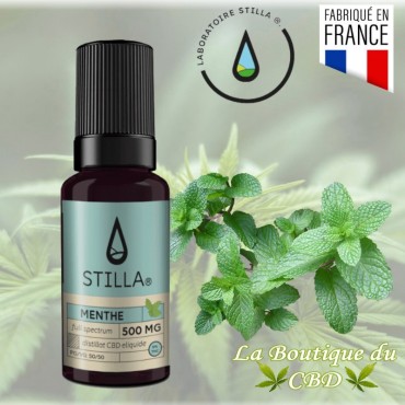 E-LIQUIDE 500MG - 5% CBD MENTHE - La Boutique du CBD®