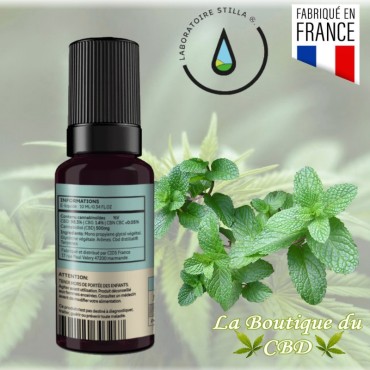 cbd E-LIQUIDE 500MG - 5% CBD MENTHE - La Boutique du CBD®