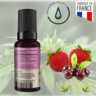 CBD E-LIQUIDE 100MG - 1% CBD FRUITS ROUGES - La Boutique du CBD®