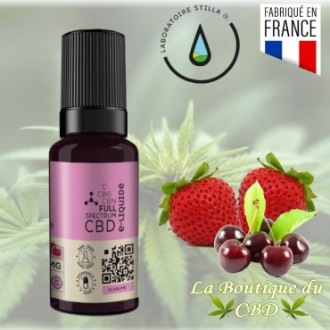 E-LIQUIDE 100MG - 1% CBD FRUITS ROUGES - La Boutique du CBD® CBD