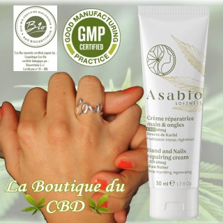 Crème réparatrice mains et ongles au CBD - 2