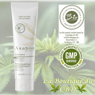 CBD - Gel naturel désinfectant et purifiant au CBD