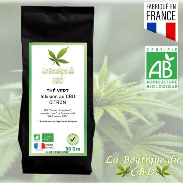 INFUSION THÉ VERT CHUN MEE BIO AU CBD CITRON
