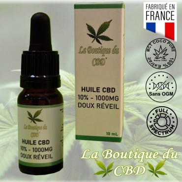 HUILE CBD SOIRÉE APAISANTE 10% - LA BOUTIQUE DU CBD®
