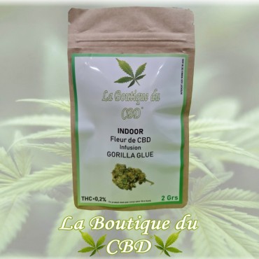 cbd - FLEUR DE CBD 2 GRS Gorilla Glue INDOOR - LA BOUTIQUE DU CBD®