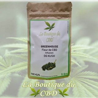 CBD - FLEUR DE CBD 5 GRS OG Kush GREENHOUSE - LA BOUTIQUE DU CBD®