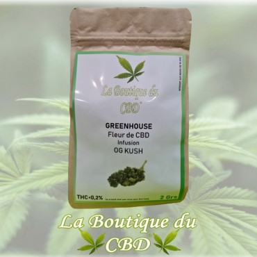 CBD - FLEUR DE CBD 5 GRS OG Kush GREENHOUSE - LA BOUTIQUE DU CBD®
