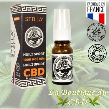 CBD POUR SPORTIFS HUILE MCT COCO 10% - 1000MG CBD