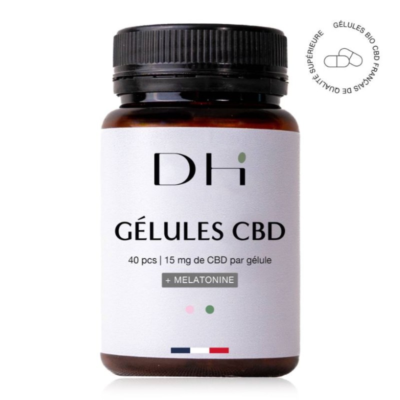 GÉLULES CBD MELATONINE 15 MG