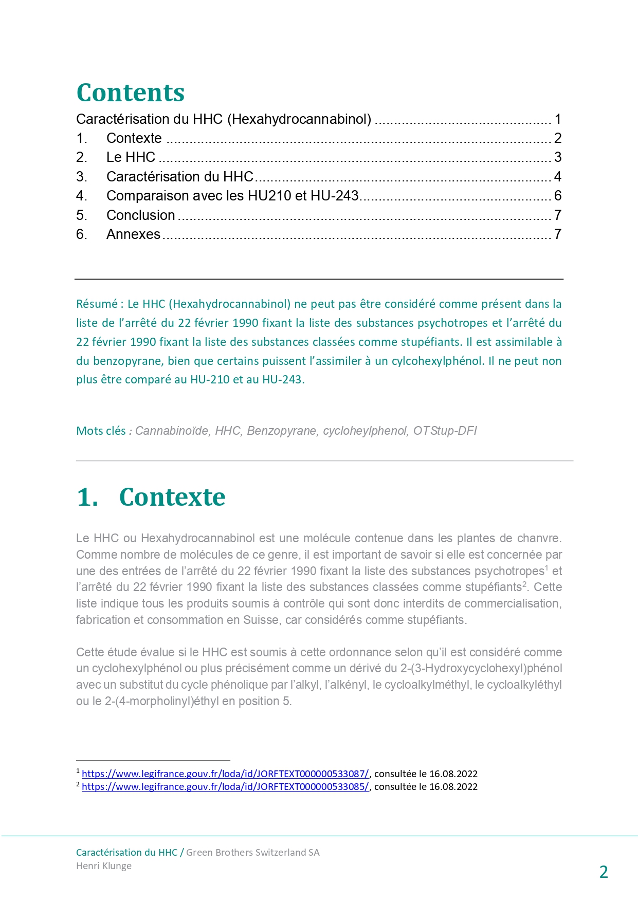 ANALYSE HHC 2