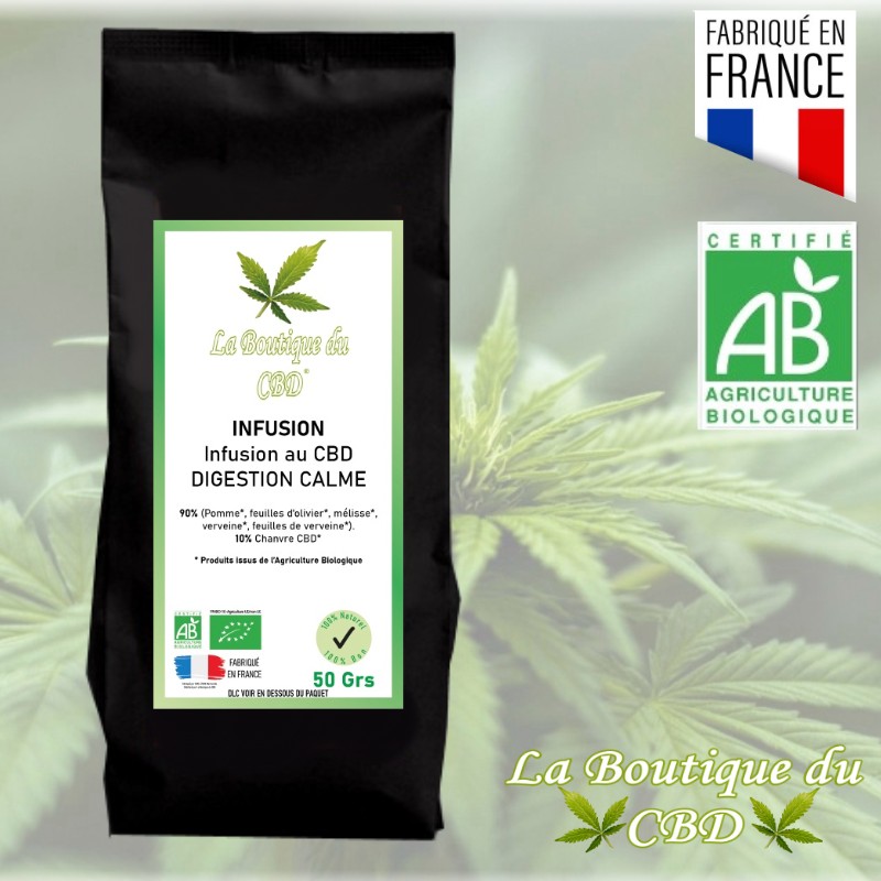 INFUSION THÉ CBD STAINS 93 DIGESTION CALME