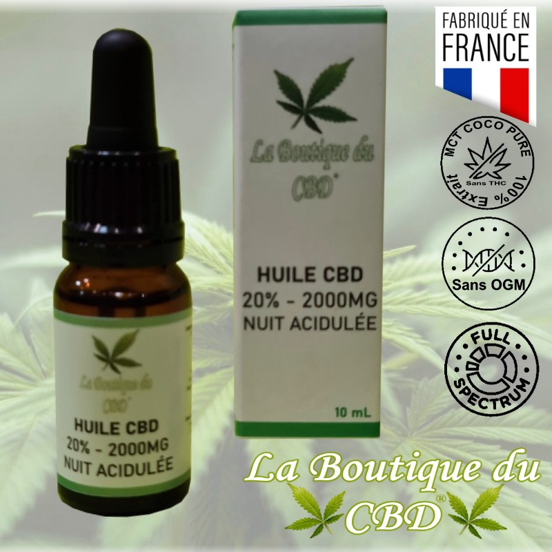 HUILE CBD SÉEZ 73
 20% NUIT ACIDULÉE - LA BOUTIQUE DU CBD® SÉEZ 73
