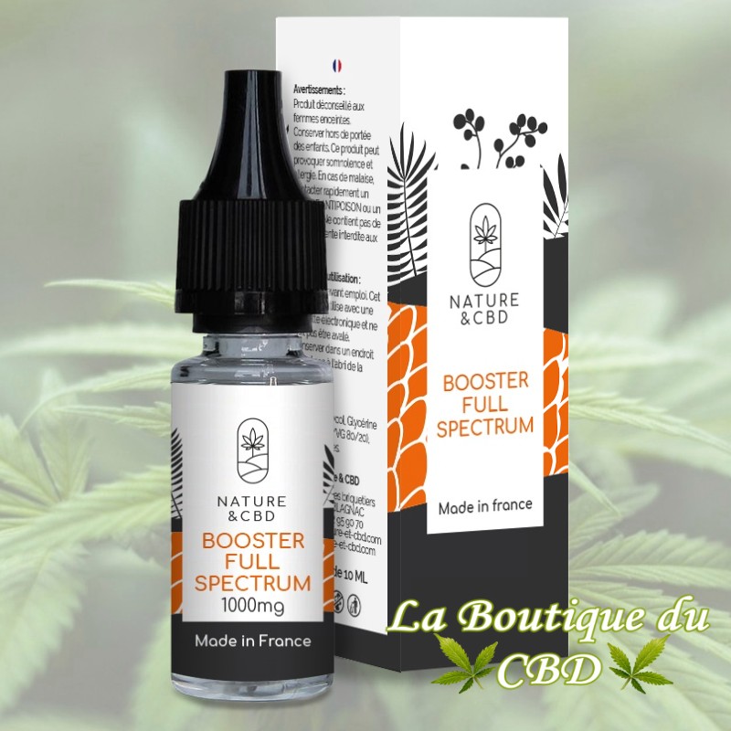 BOOSTER CBD FULL SPECTRUM POUR VOTRE E-LIQUIDE 1000 ou 2000 mg